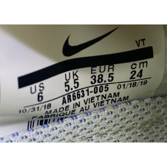 Nike Air Vapormax 2019 Men's Running Shoes Size 6 Barely Gray AR6631-005 - Picture 11 of 11